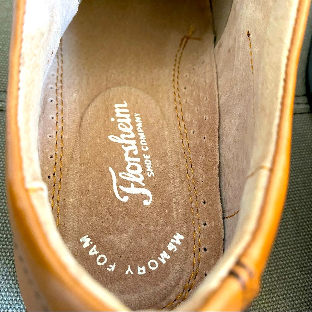 Florsheim Boy’s Leather Dress shoe Size 12.5 M NWOT Cognac, brand new - Picture 5 of 9